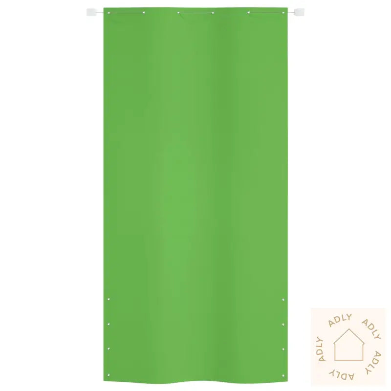 Balkongskjerm Lysegrønn 120X240 Cm Oxfordstoff