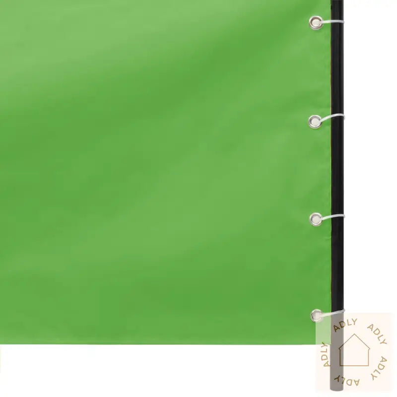 Balkongskjerm Lysegrønn 120X240 Cm Oxfordstoff