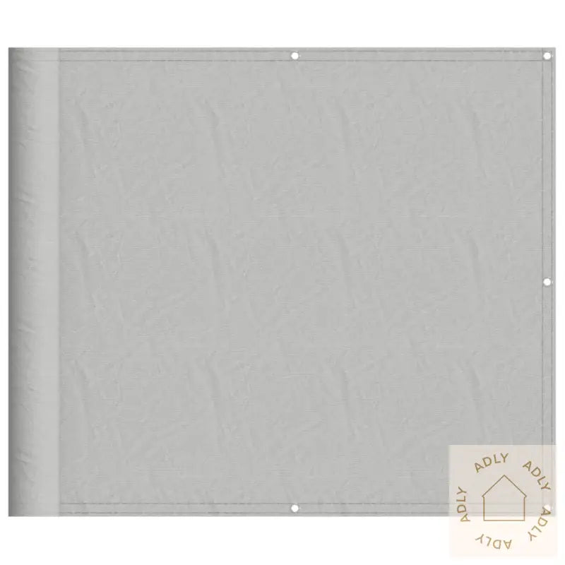 Balkongskjerm Lysegrå 90X600 Cm 100% Polyester Oxford