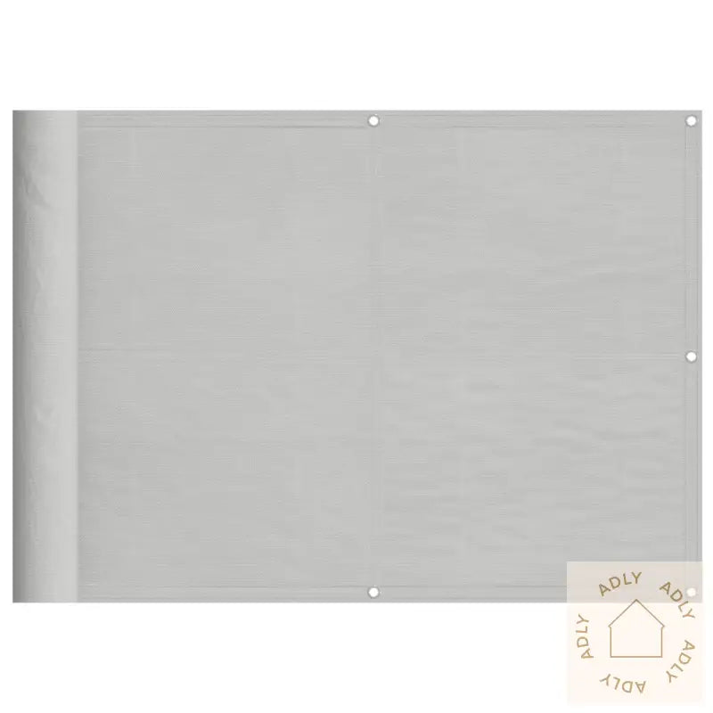 Balkongskjerm Lysegrå 75X700 Cm 100% Polyester Oxford