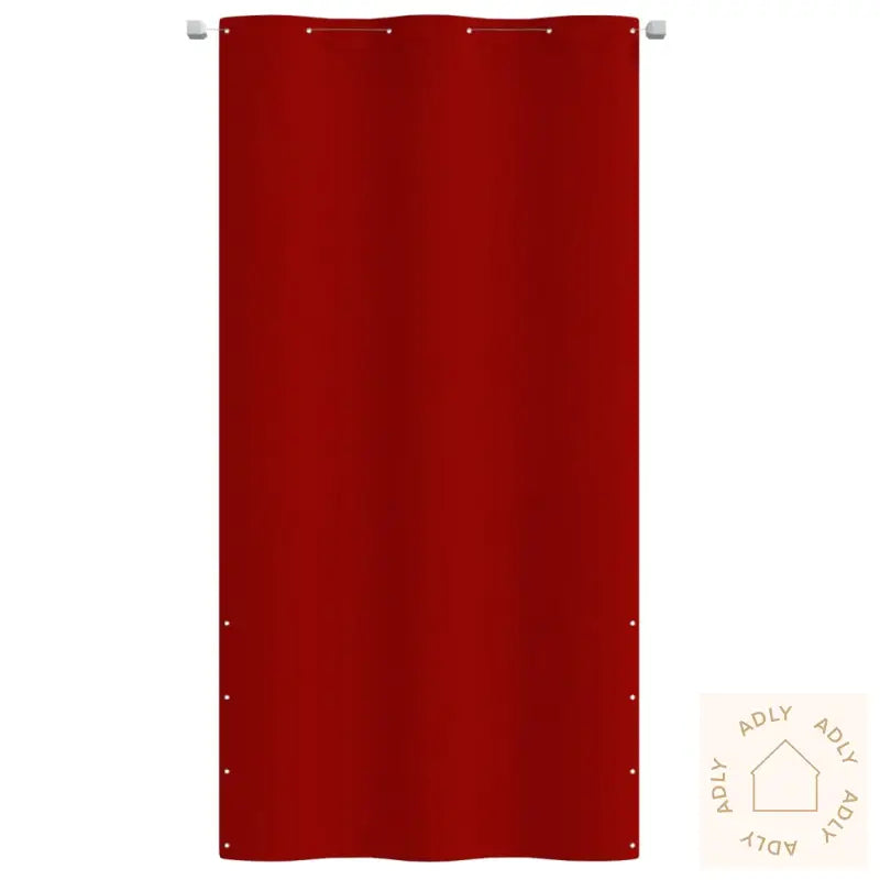 Balkongskjerm Rød 120X240 Cm Oxfordstoff