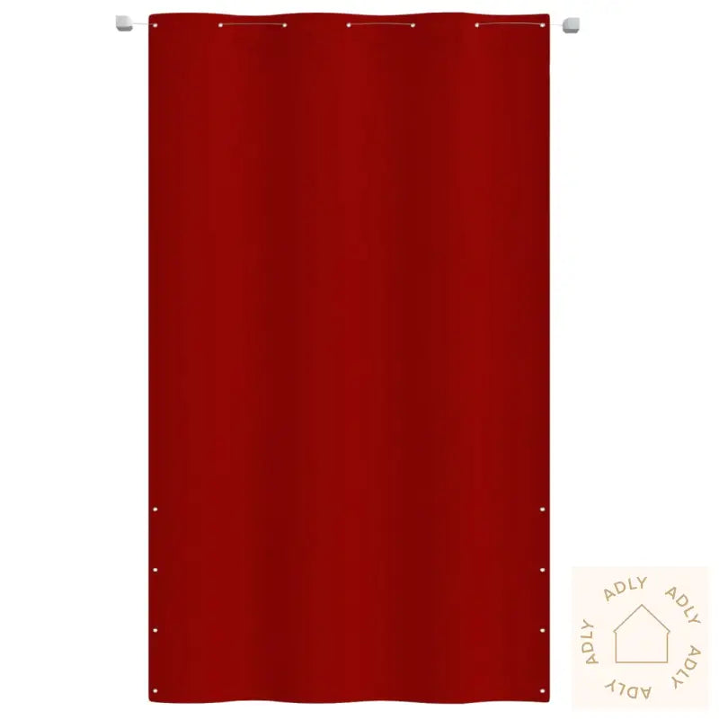 Balkongskjerm Rød 140X240 Cm Oxfordstoff