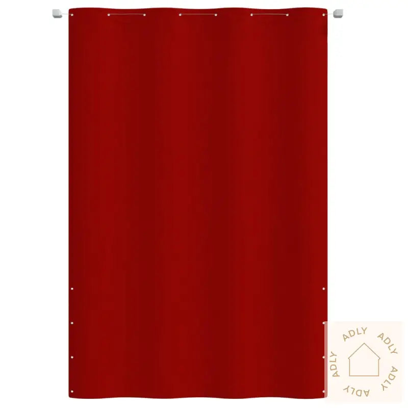 Balkongskjerm Rød 160X240 Cm Oxfordstoff