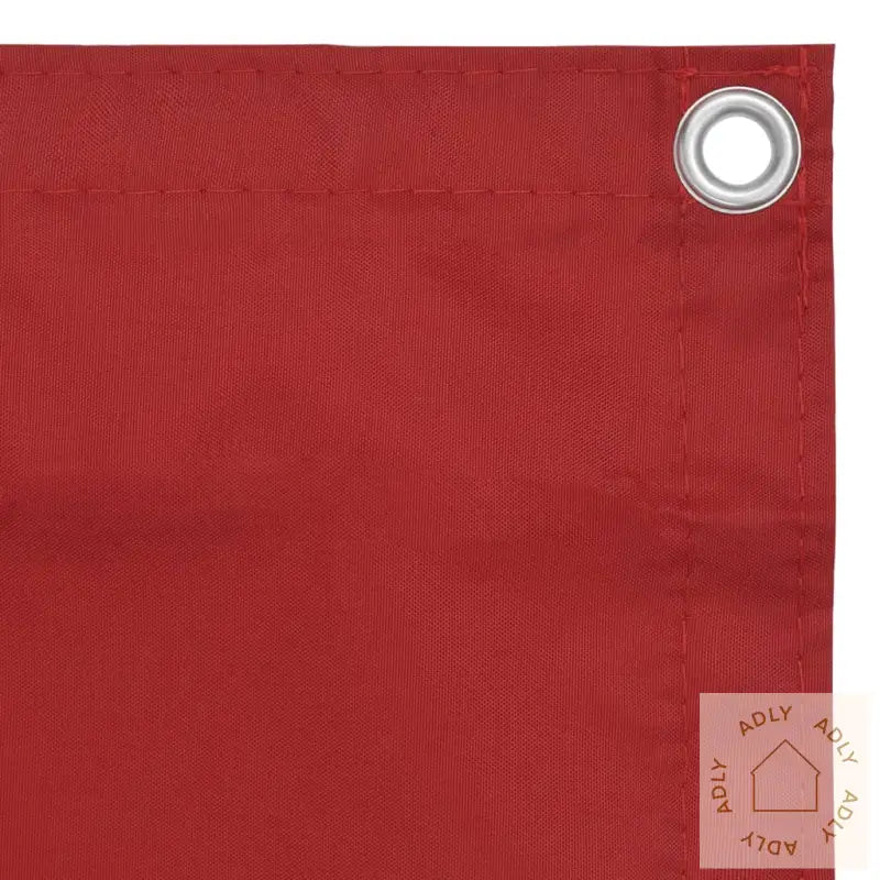 Balkongskjerm Rød 120X300 Cm Oxfordstoff