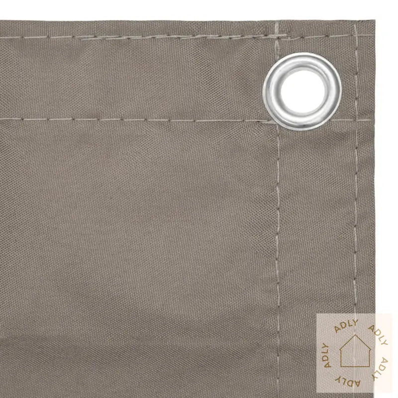 Balkongskjerm Gråbrun 120X400 Cm Oxfordstoff