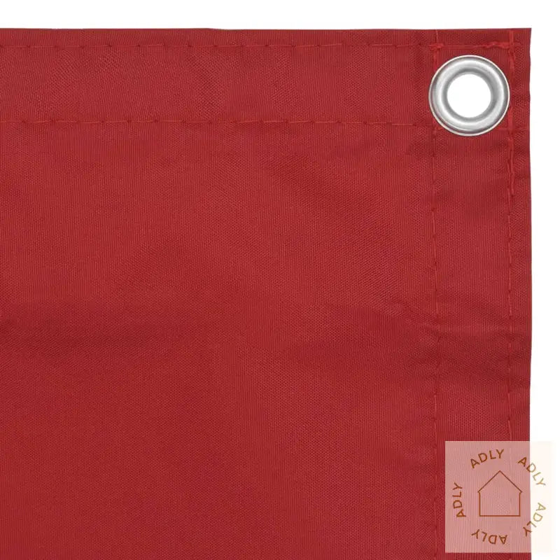 Balkongskjerm Rød 75X300 Cm Oxfordstoff