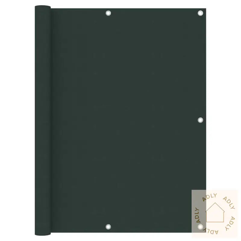 Balkongskjerm Mørkegrønn 120X500 Cm Oxfordstoff