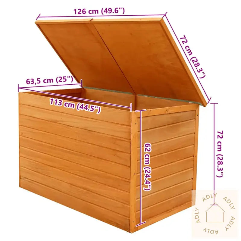 Putekasse 126X72X72 Cm Tre