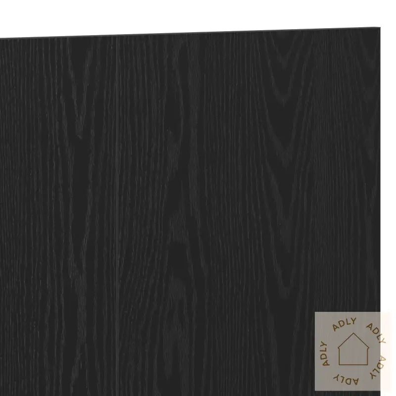 Svart Eik Vegg Hodegjerde 240X1.5X80 Cm Laget Av Konstruert Tre