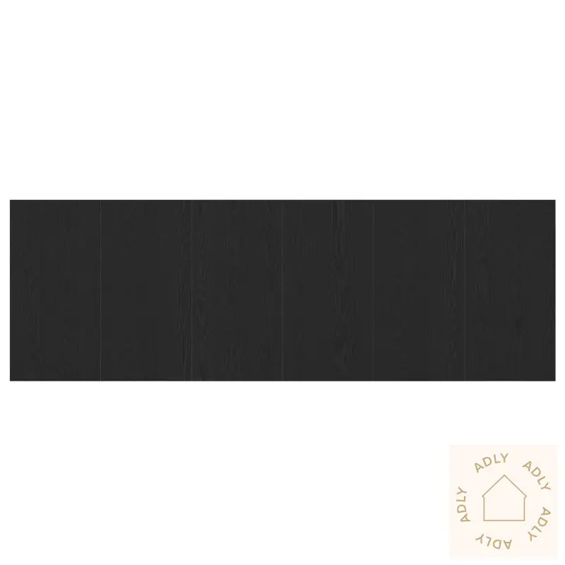 Svart Eik Vegg Hodegjerde 240X1.5X80 Cm Laget Av Konstruert Tre