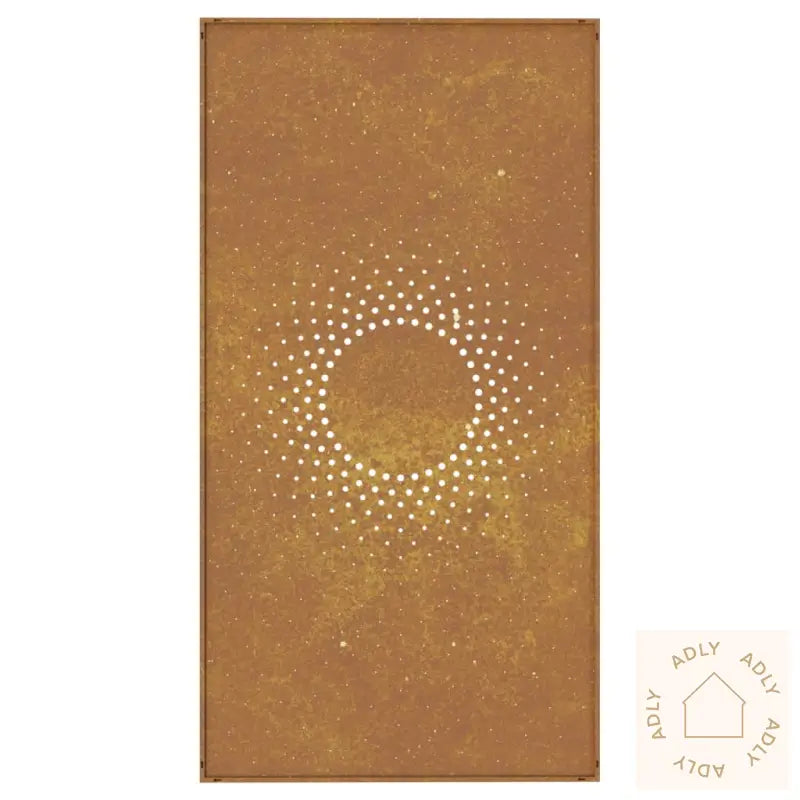 Veggdekorasjon Til Hage 105X55 Cm Cortenstål Soldesign