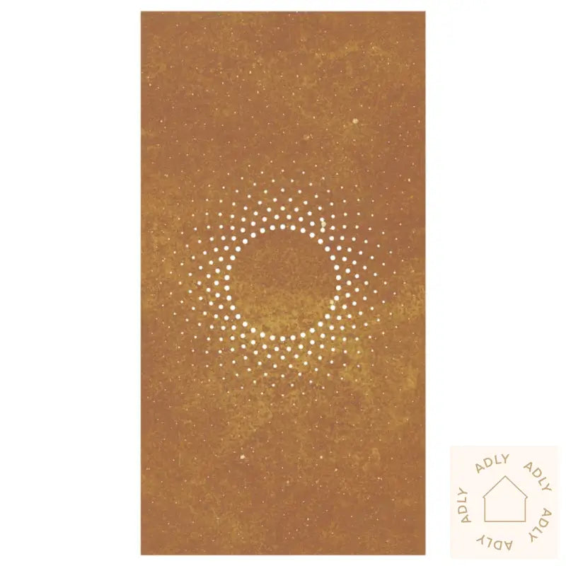 Veggdekorasjon Til Hage 105X55 Cm Cortenstål Soldesign