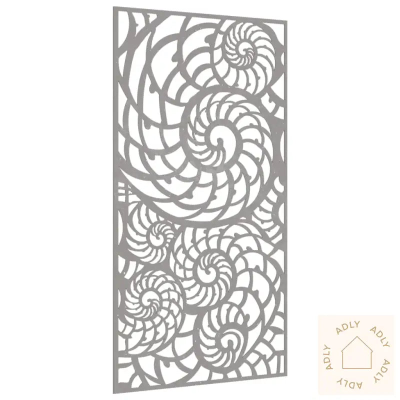 Veggdekorasjon Til Hage 105X55 Cm Cortenstål Skalldesign