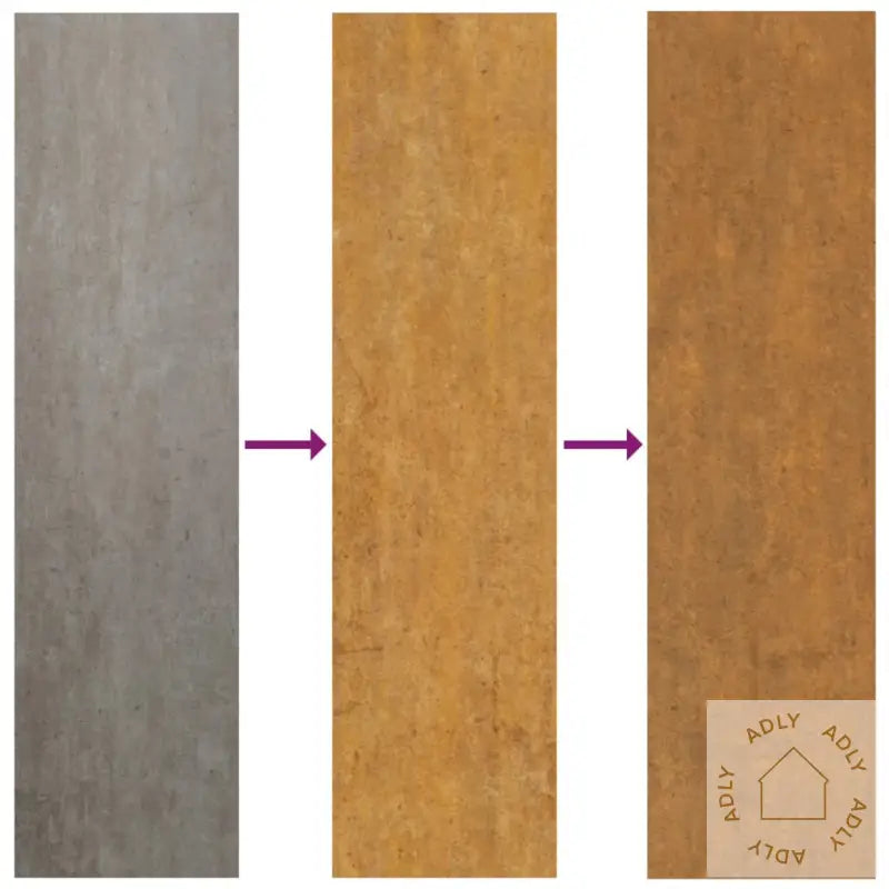 Veggdekorasjon Til Hage 105X55 Cm Cortenstål Bladdesign