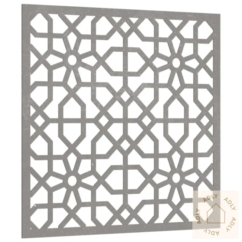 Veggdekorasjon Til Hage 105X55 Cm Cortenstål Maurisk Design
