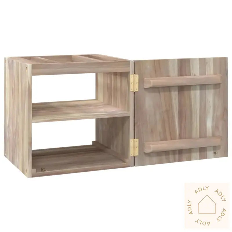 Veggmontert Baderomsskap 41X38X40 Cm Heltre Teak