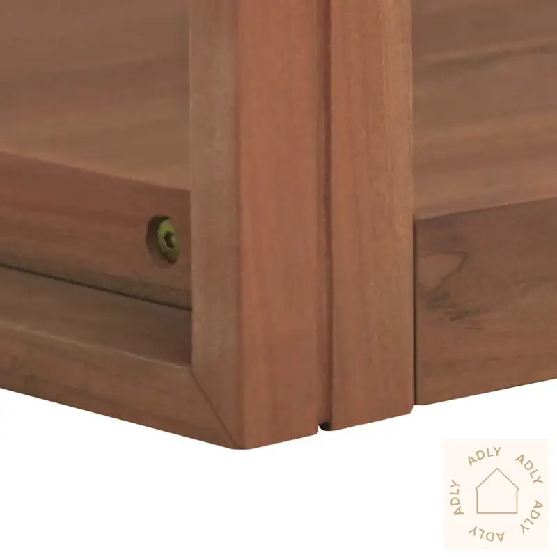 Veggmontert Baderomsskap 45X45X35 Cm Heltre Teak