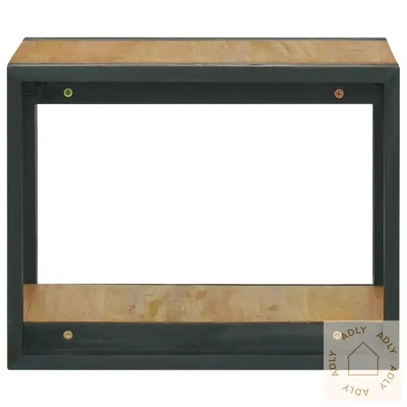 Veggmontert Baderomsskap 45X45X35 Cm Heltre Teak