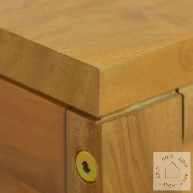 Veggmontert Baderomsskap 110X45X30 Cm Heltre Teak