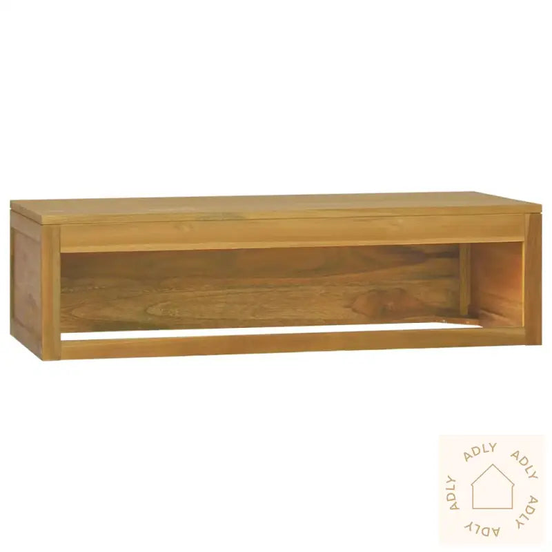 Veggmontert Baderomsskap 110X45X30 Cm Heltre Teak