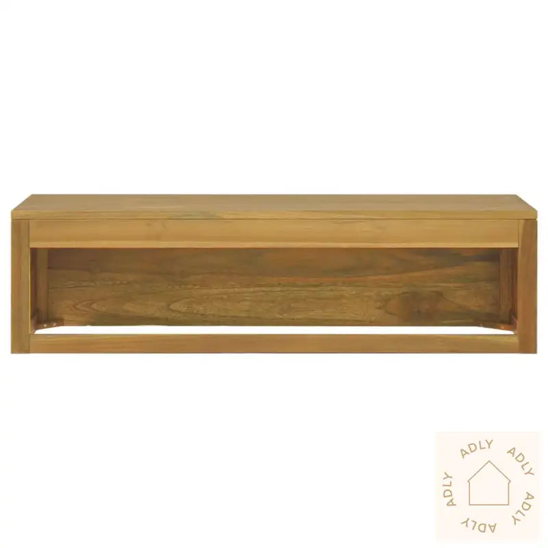 Veggmontert Baderomsskap 110X45X30 Cm Heltre Teak