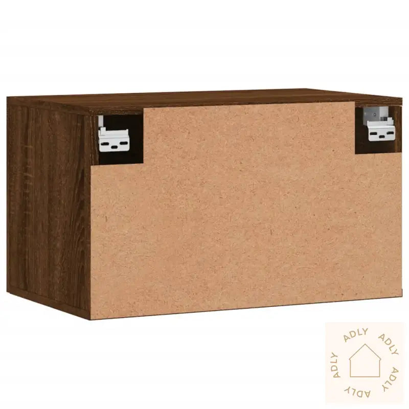 Veggskap Brun Eik 60X36,5X35 Cm Konstruert Tre