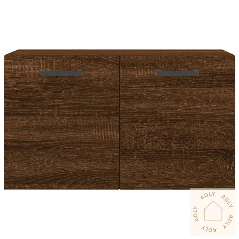 Veggskap Brun Eik 60X36,5X35 Cm Konstruert Tre