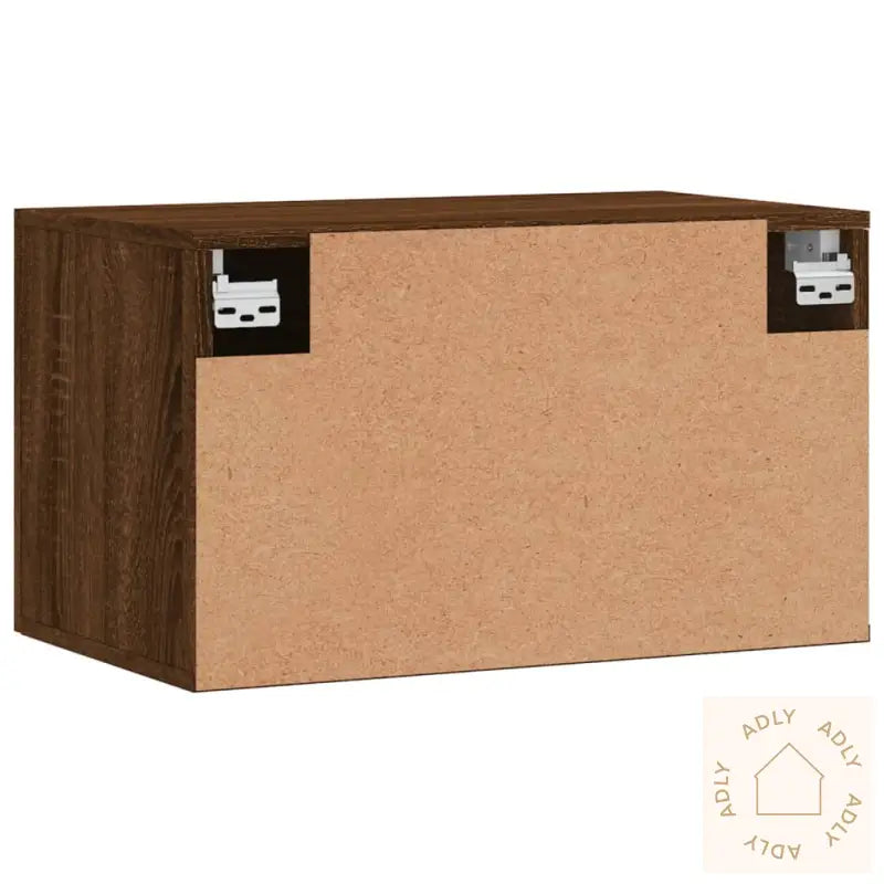 Veggskap Brun Eik 60X36,5X35 Cm Konstruert Tre