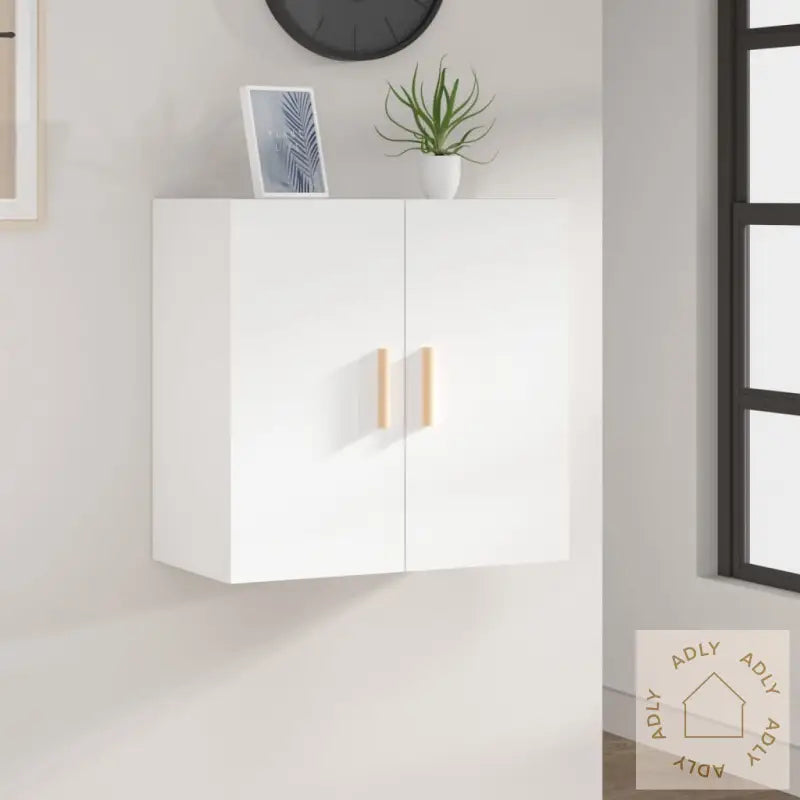 Veggskap Hvit 60X30X60 Cm Konstruert Tre