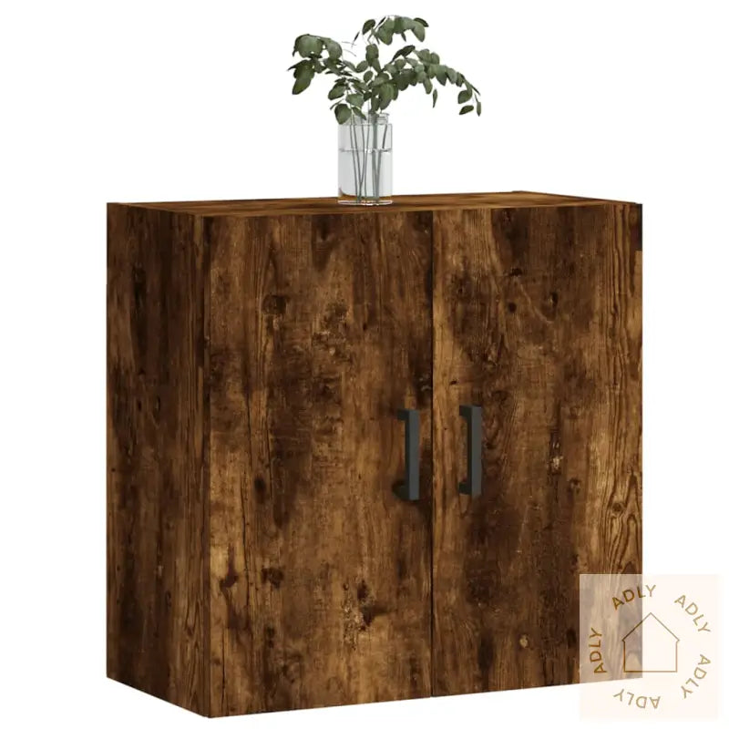 Veggskap Røkt Eik 60X31X60 Cm Konstruert Tre