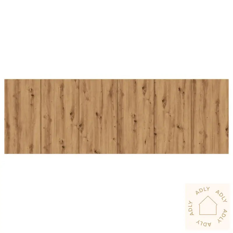Veggmontert Hodegavl Artisan Eik 240X1,5X80 Cm Konstruert Tre