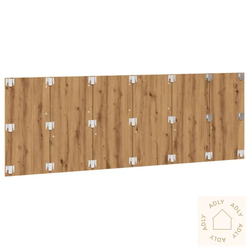Veggmontert Hodegavl Artisan Eik 240X1,5X80 Cm Konstruert Tre