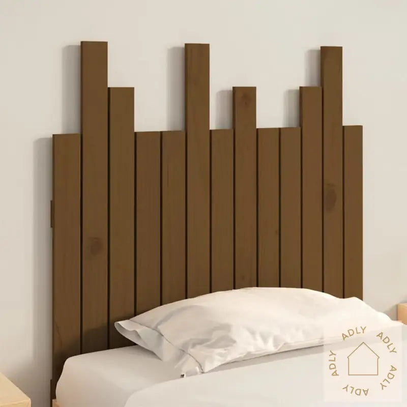Veggmontert Hodegavl Honningbrun 82,5X3X80 Cm Heltre Furu