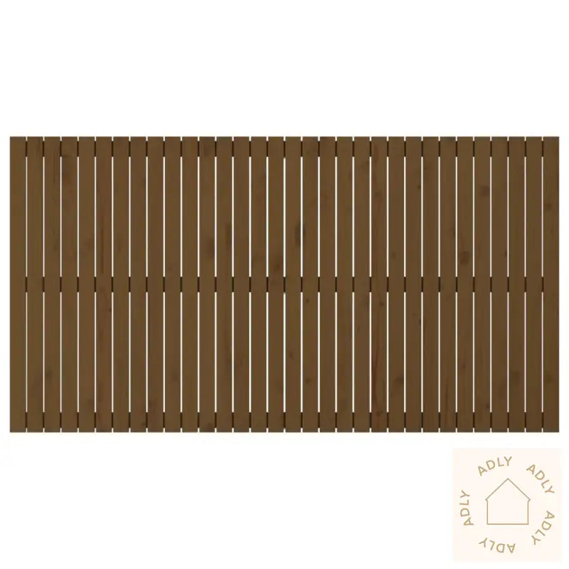 Veggmontert Hodegavl Honningbrun 204X3X110 Cm Heltre Furu