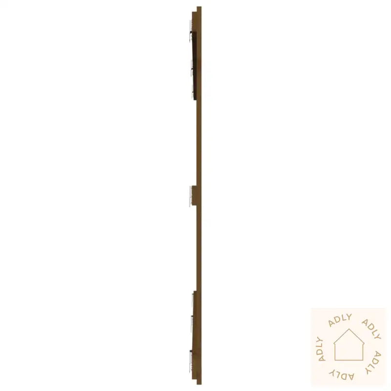 Veggmontert Hodegavl Honningbrun 204X3X110 Cm Heltre Furu