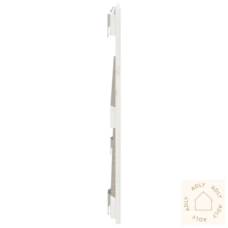 Veggmontert Sengegavl Hvit 140X3X60 Cm Heltre Furu