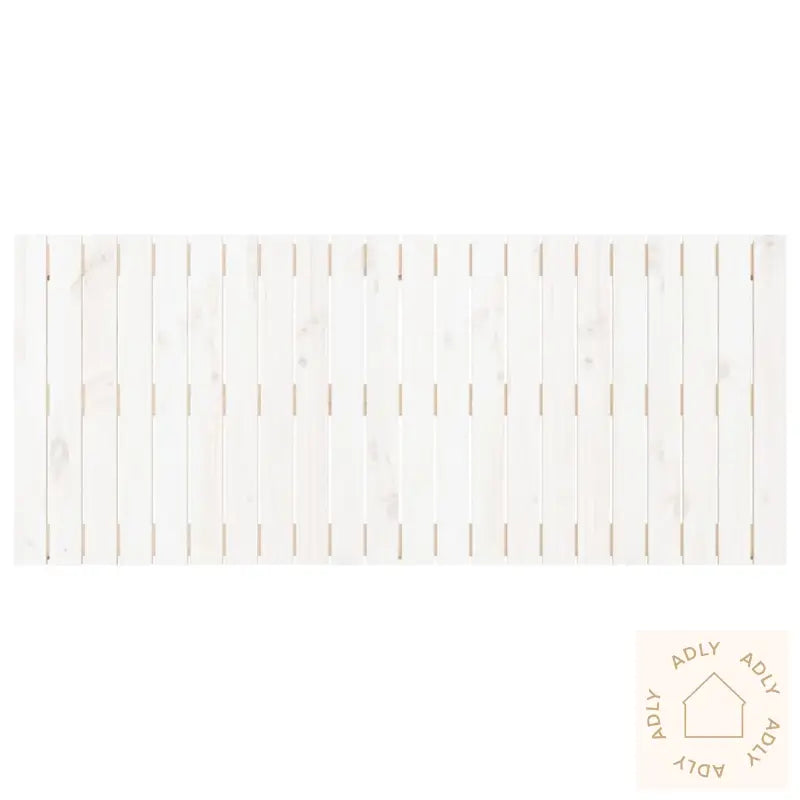Veggmontert Sengegavl Hvit 140X3X60 Cm Heltre Furu