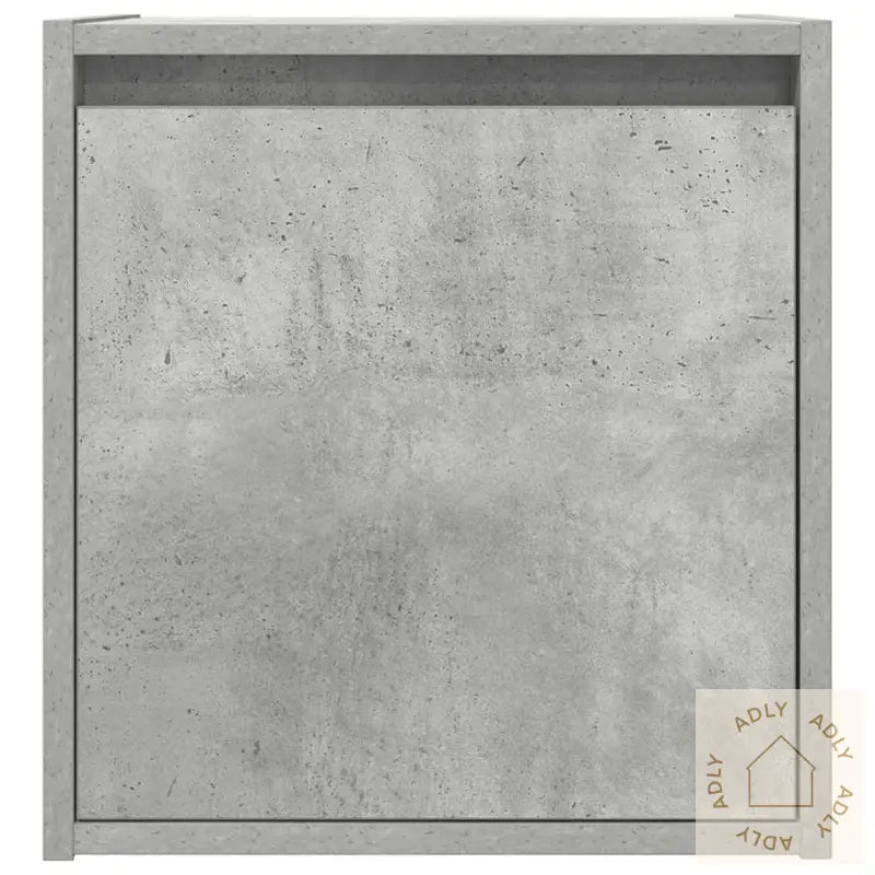 Veggmonterte Nattbord 2 Stk Betonggrå 38X34X40 Cm