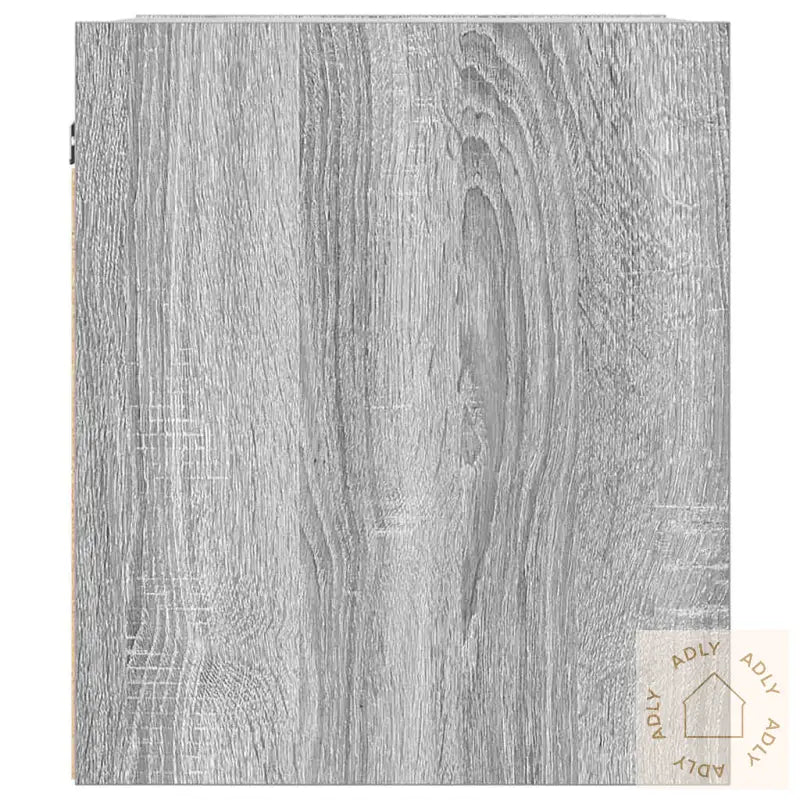 Veggmonterte Nattbord 2 Stk Grå Sonoma 38X34X40 Cm