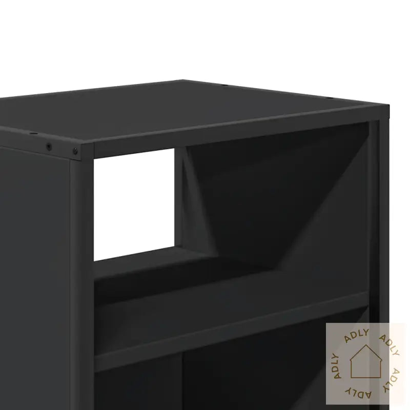 Veggmontert Nattbord Svart 40X31X39,5 Cm