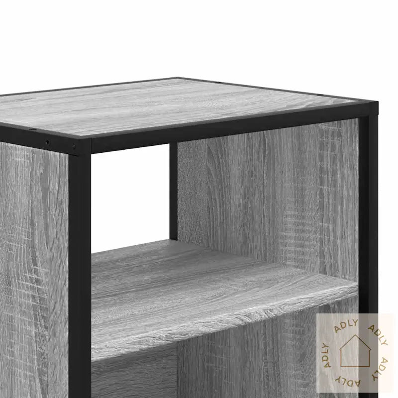 Veggmonterte Nattbord 2 Stk Grå Sonoma 40X31X39,5 Cm