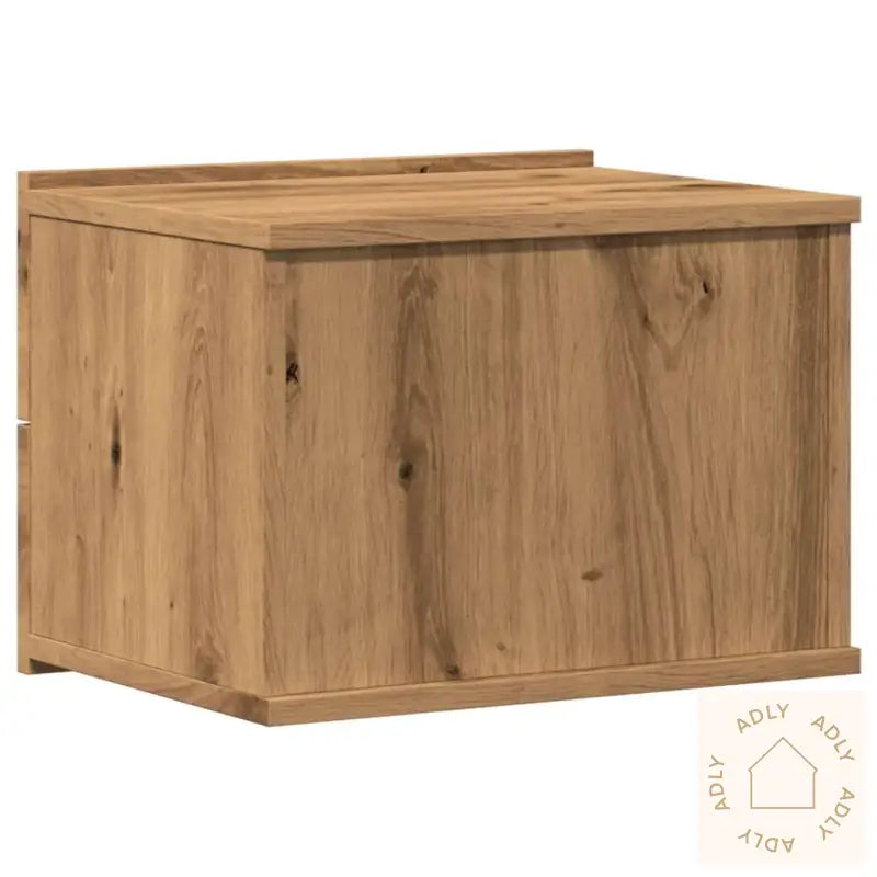 Veggmonterte Nattbord 2 Stk Artisan Eik 40X32X30 Cm