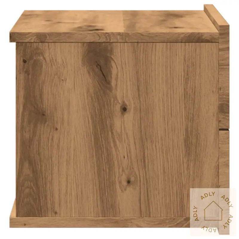Veggmonterte Nattbord 2 Stk Artisan Eik 40X32X30 Cm
