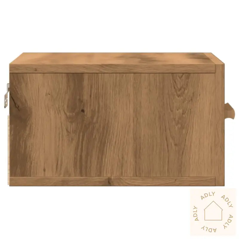 Veggmonterte Nattbord 2 Stk Artisan Eik 35X35X20 Cm