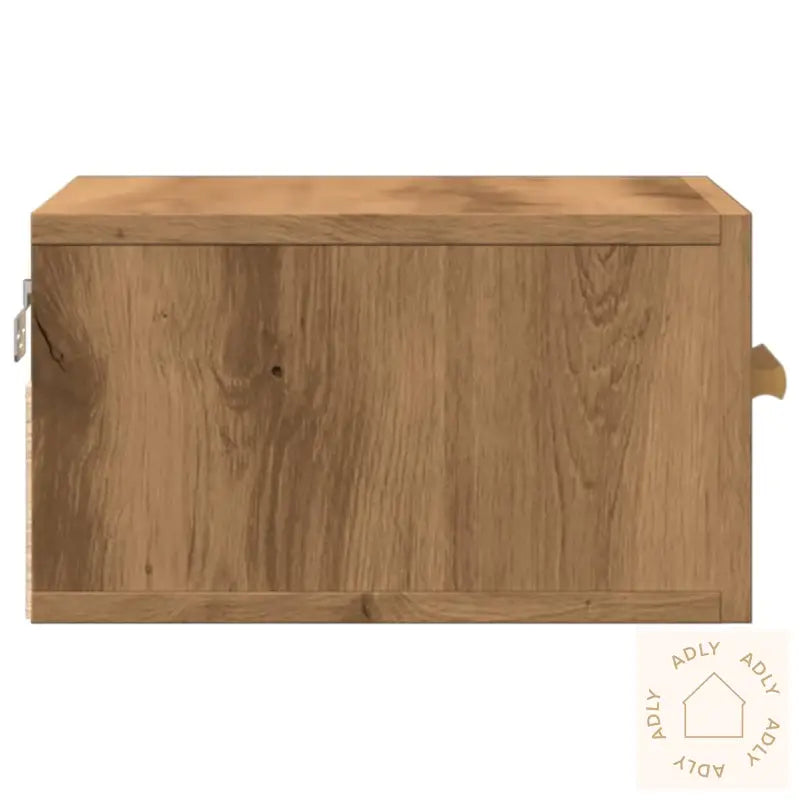Veggmontert Nattbord Artisan Eik 35X35X20 Cm