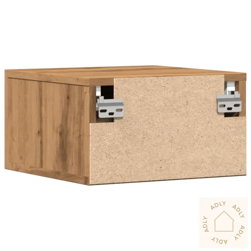 Veggmontert Nattbord Artisan Eik 35X35X20 Cm