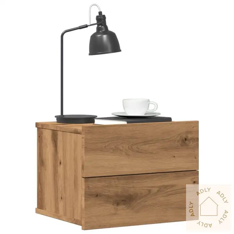 Veggmontert Nattbord Artisan Eik 40X32X30 Cm