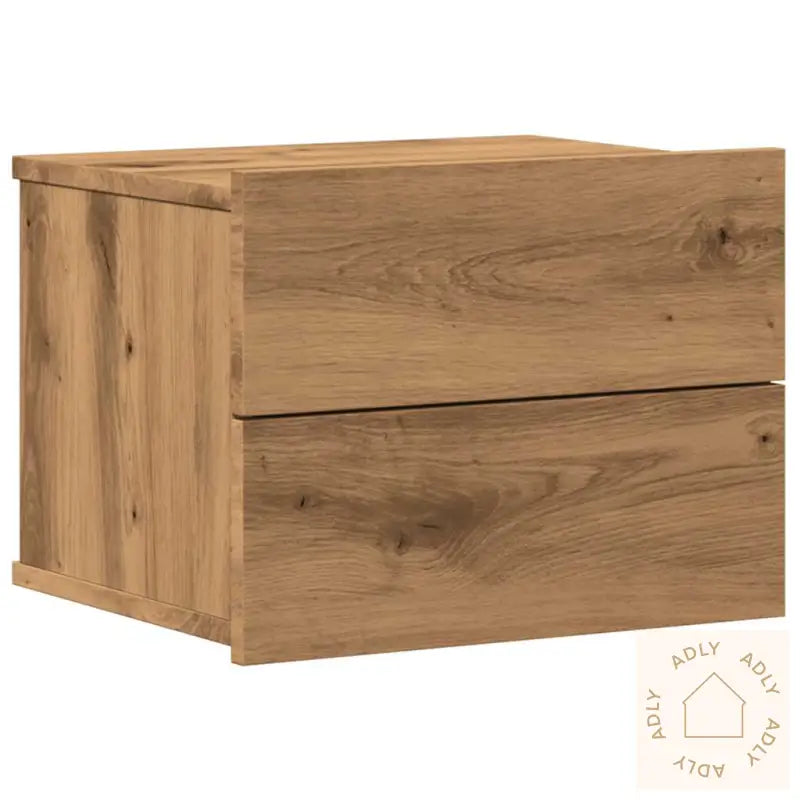 Veggmontert Nattbord Artisan Eik 40X32X30 Cm