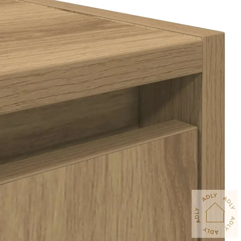 Veggmonterte Nattbord 2 Stk Artisan Eik 38X34X40 Cm