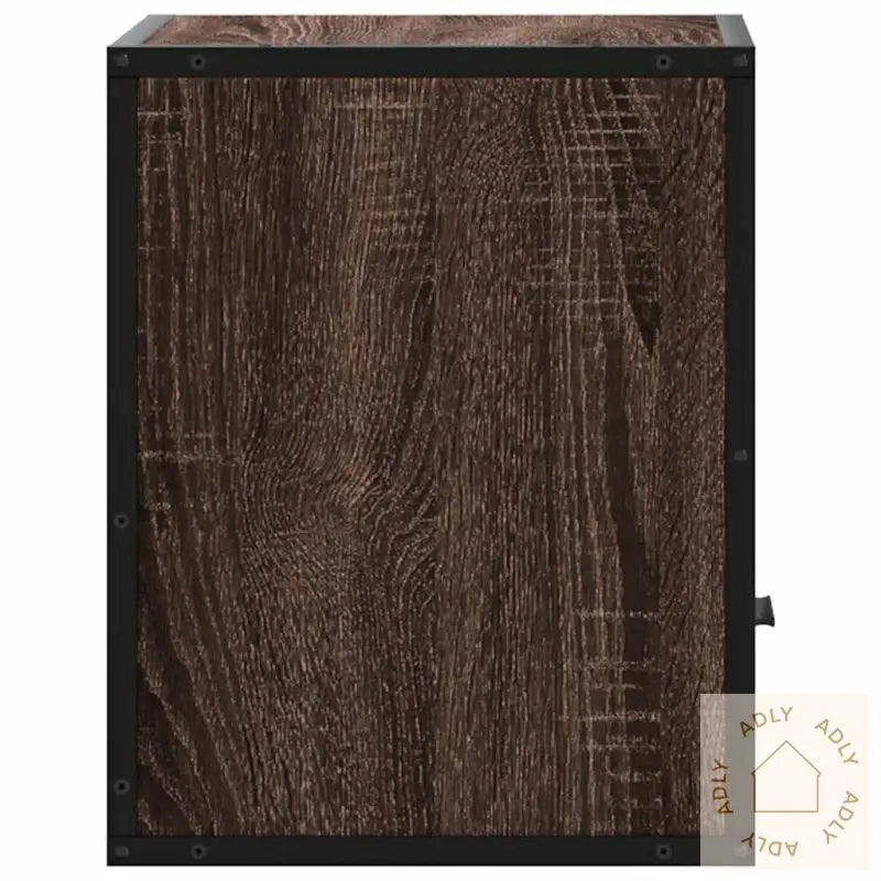 Veggmontert Nattbord Brun Eik 40X31X39,5 Cm